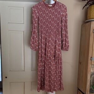 Floral Long Sleeve Dress